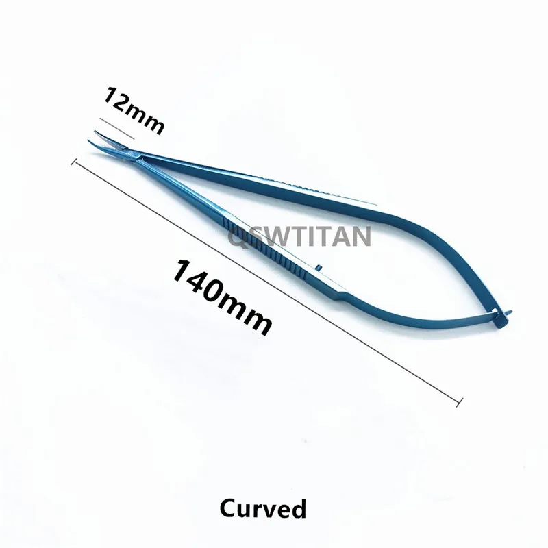 2pcs Castroviejo Needle Holder Straight/Curved without lock/ with lock micro eye instruments | Красота и здоровье