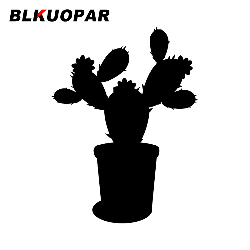 

BLKUOPAR for Cactus Silhouette Car Stickers Sunscreen Decals Fashionable Vinyl Material Motorcycle RV Waterproof Suitcase Decor