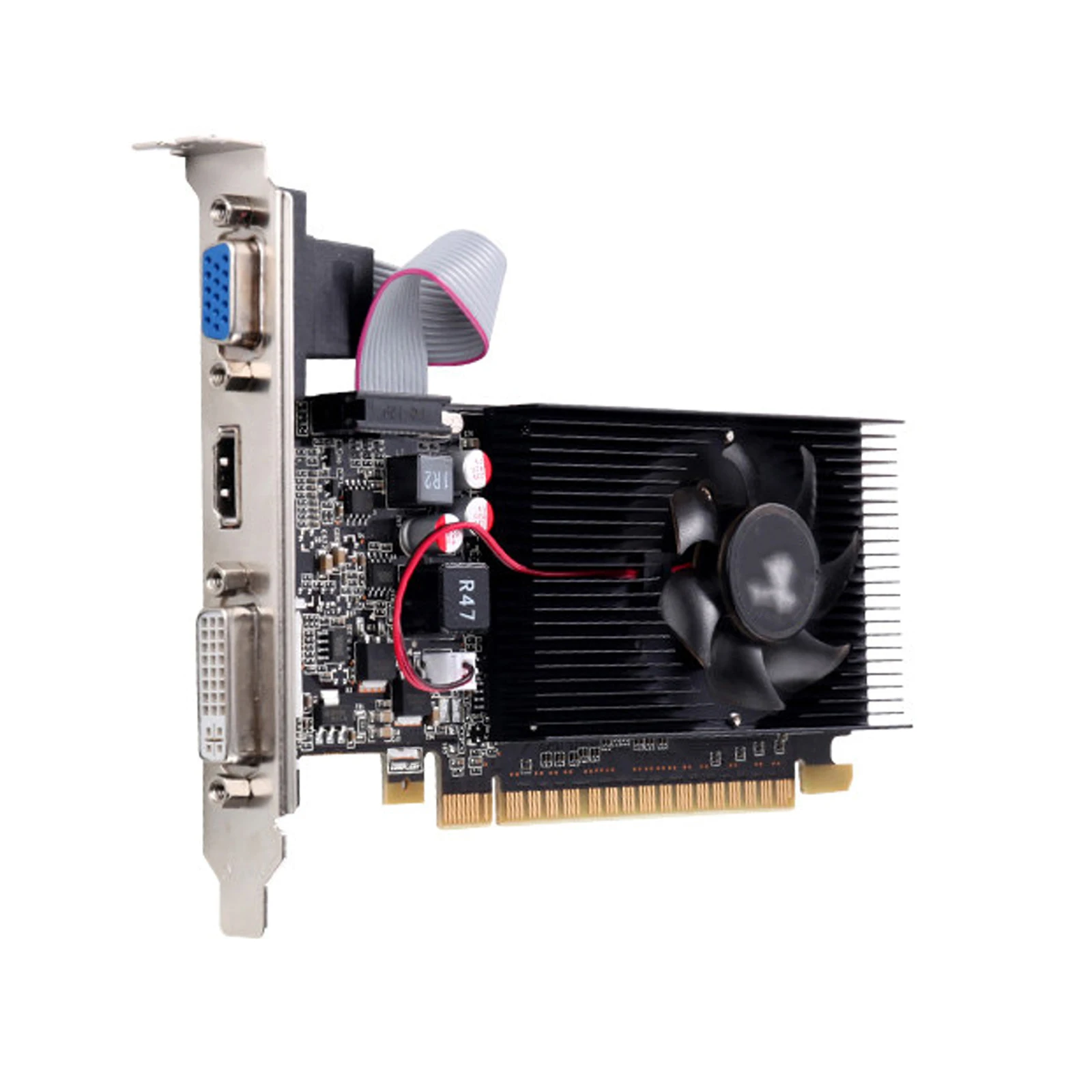 

GT610 Дискретная графика 29 Вт низкое энергопотребление и энергосбережение с стабильной работой материнских плат со слотом PCI-E