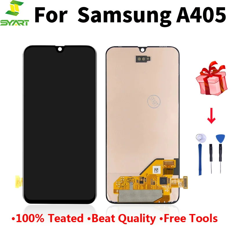 

ЖК-дисплей для Samsung Galaxy A40 A405FN/DS A405F A405FD, сенсорный экран в сборе для Samsung A40, ЖК-экран