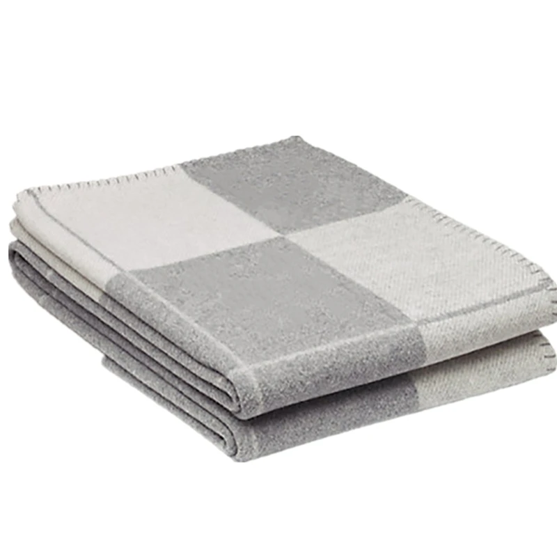 

Одеяло из 2021 шерсти, шерстяная шаль, роскошное теплое, Толстый кашемир, кондиционер, одеяло для кемпинга, оригинальное одеяло