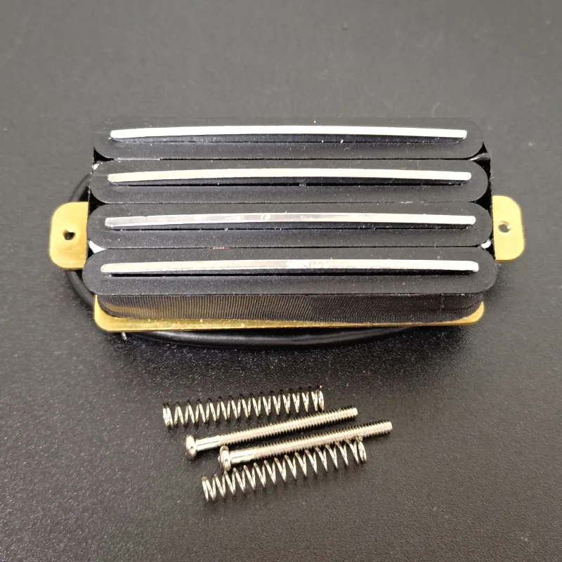 heißer schiene 2 dual klinge elektrische gitarre hohe ausgang track typ vier coil humbucker pickup schwarzweißelfenbein free global shippi
