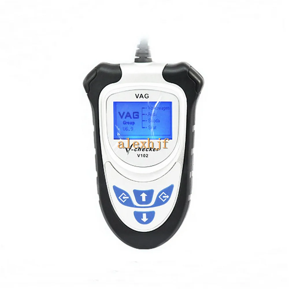 Автомобильный считыватель кодов VAG диагностический инструмент V checker V102