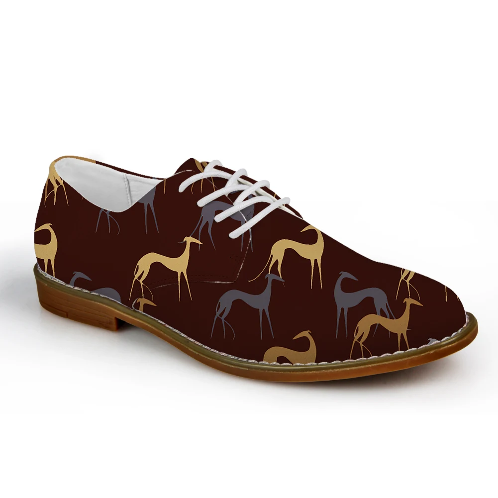 

Весна 2021, кожаная мужская обувь, Повседневные Классические кроссовки Greyhound Dog с принтом, удобная обувь на среднем каблуке