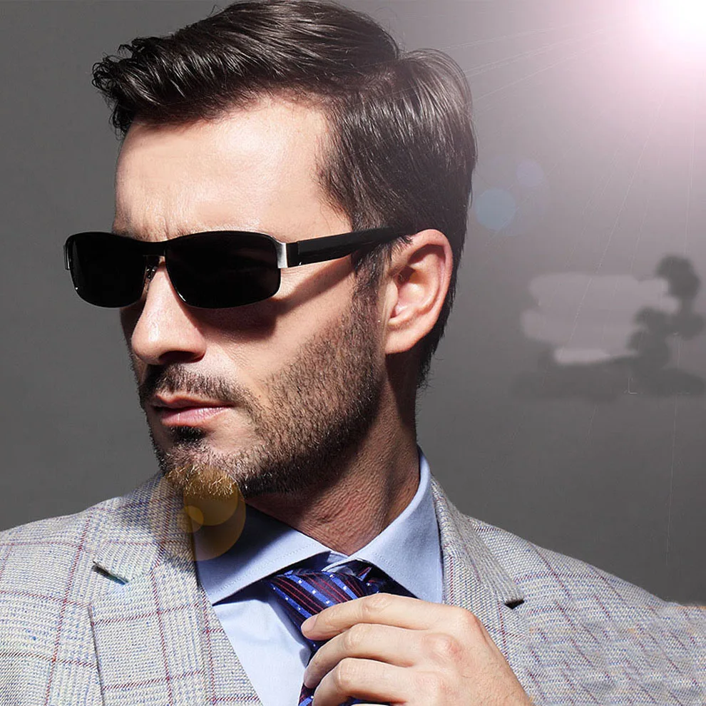 Солнцезащитные очки AOZE2020 Мужские поляризационные роскошные брендовые
