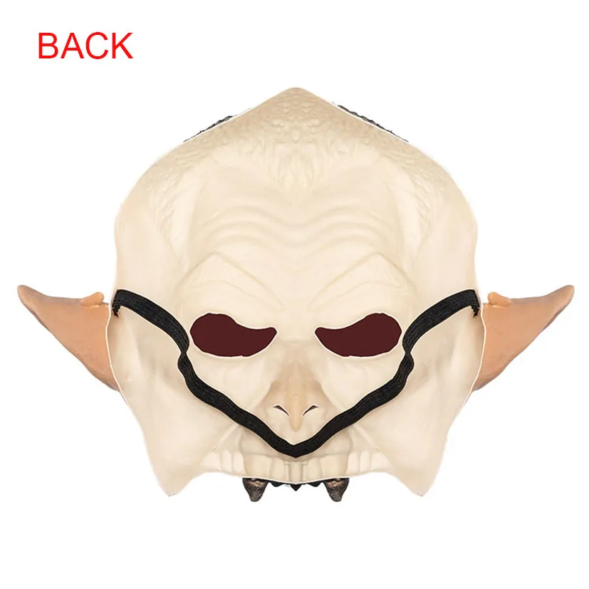 Латексная маска вампира на половину лица косплей Хэллоуин головной убор для игр