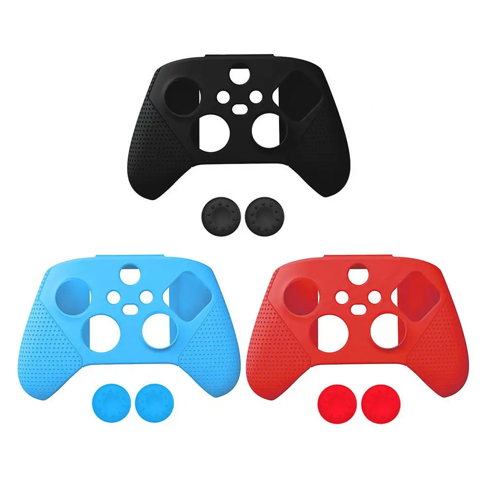 

Gamepad Protective Cover Joystick Case For Xbox Series S/X Game Pad Controller Soft Silicone Case Handle Thumbstick Grips Caps