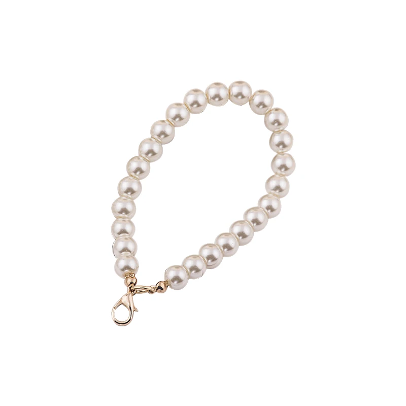 

Fashion DIY Pearl Keychain Women Trinket For Women's Gift Handbags Peal Beads Keyring Key Ring For Jewelry Making Accessories