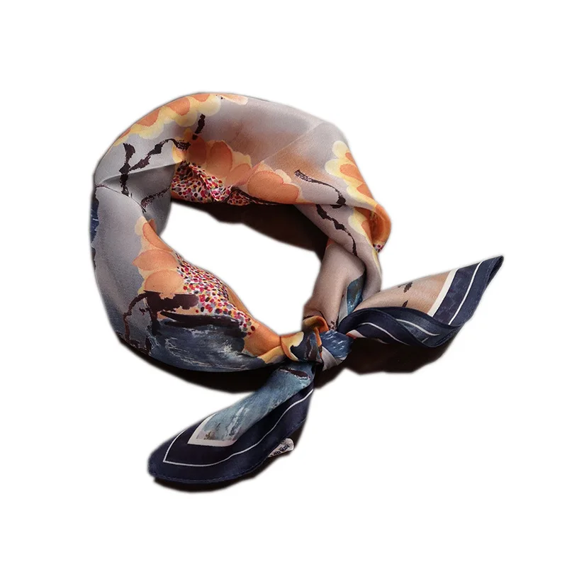 

Mulberry Scarf SUNSCREEN silk scarves shawls wraps decorative for heair bags bufanda seda mujer cabello bolsa echarpe ete soie