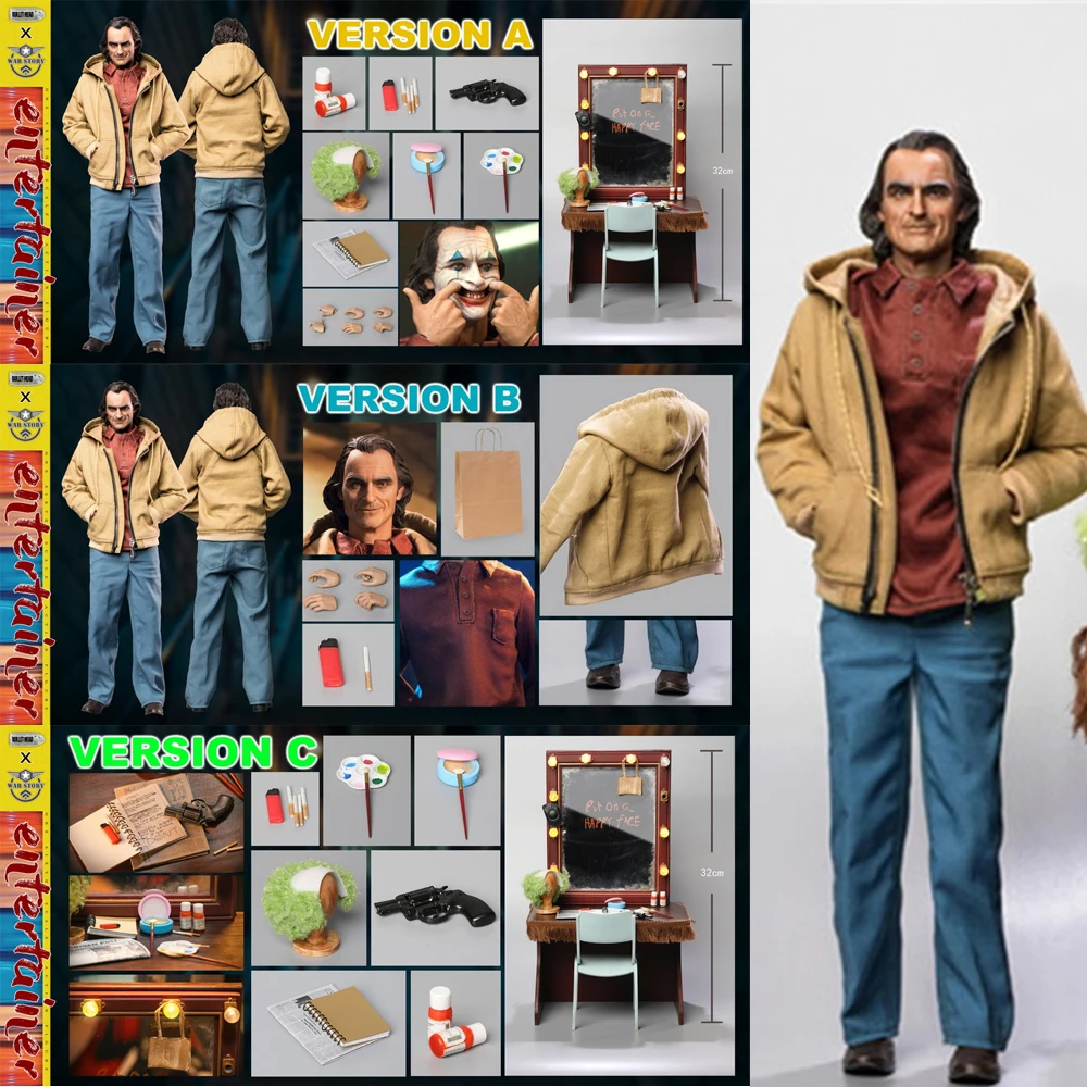 

Full Set doll Bullet Head 1/6 BH006 The Mentally Ill Mental patient Casual joker Clown figure Toys For Collection In Stock