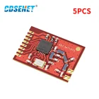 Приемопередатчик CC1101 433 МГц, радиочастотный модуль CDSENET E07-M1101S 10 мВт, параметры SPI, 433 МГц, отверстие для штампа CC1101