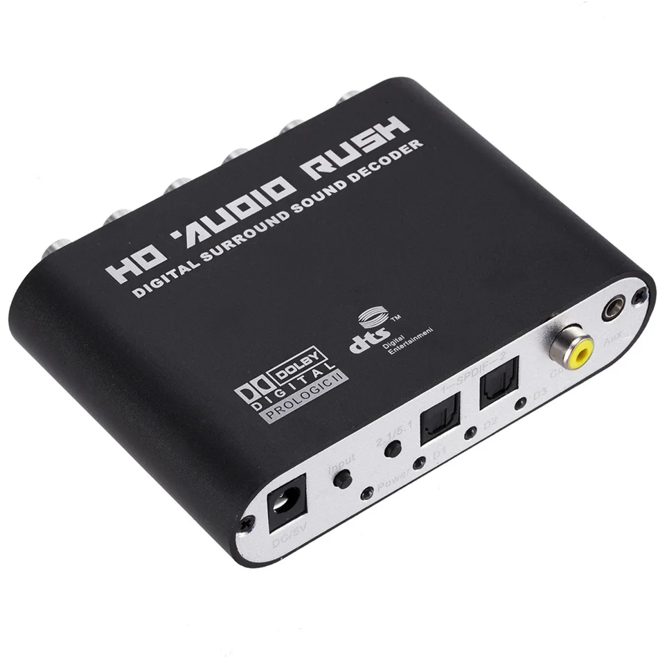 Wvvmvvv5.1 CH аудио декодер SPDIF коаксиальный к RCA DTS AC3 оптический цифровой усилитель