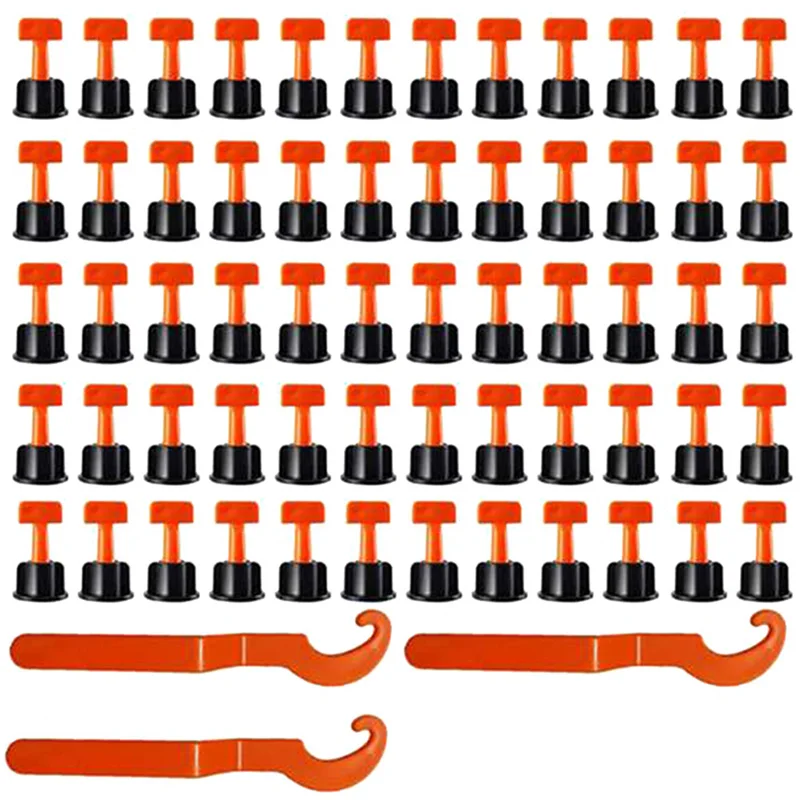 

153 PCS Tile Leveling System Toolkit Level Wedges Alignment Spacers for Leveler Locator Spacers Plier Flat Ceramic Floor