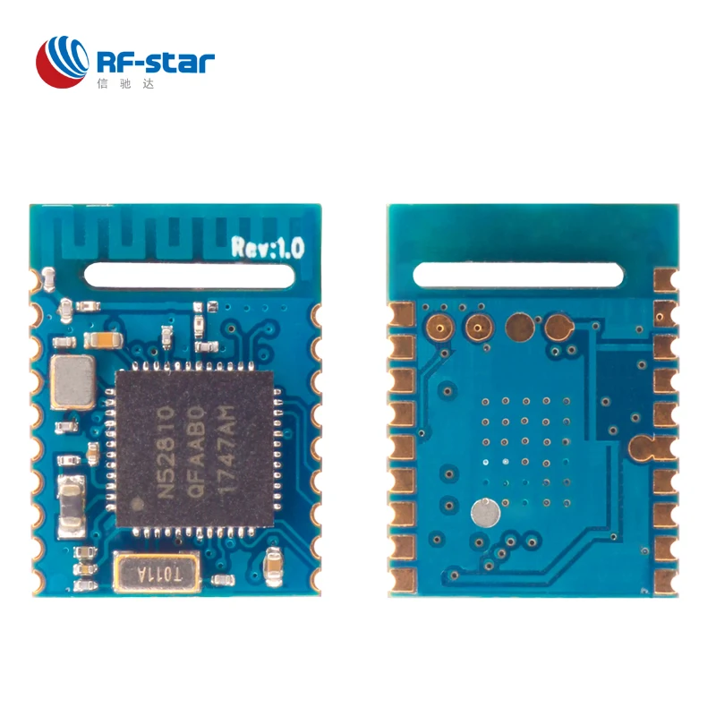 Small Size Stamp Half Hole nRF52810 BLE Module for iBeacon Eddystone RF-BM-ND08C | Электронные компоненты и