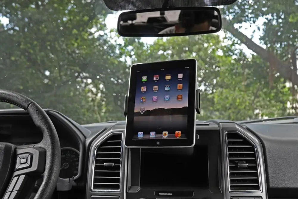 phone holder stand gps mount bracket for ford f150 f 150 2015 2016 2017 2018 2019 2020 2021 car interior accessory abs black free global shipping