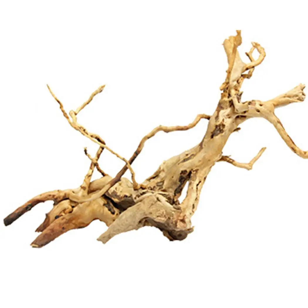 3 размера Забавный декор для дерева дома или вечерние новинка аквариум рыбы Driftwood