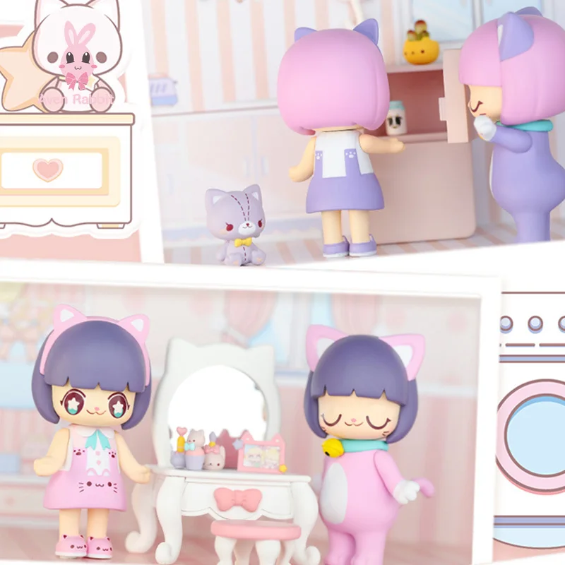 

Kimmy&Miki Life Blind Box Scene Set By Toys Guess Bag Caja Ciega Blind Bag Toys for Girls Figures Kawaii Model Birthday Gift