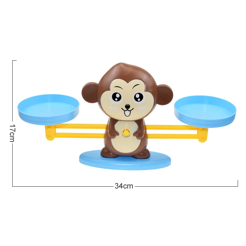 

Animal Balance Toys Scale Toy Children Educational Toys Monkey Balance Early Learning Balance Children Enlightenment Math Toys