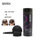 Спрей Sevich с кератином и волокнами для утолщения волос, 10 цветов, 25 г + насадка-аппликатор для выпадения волос, порошок для роста волос