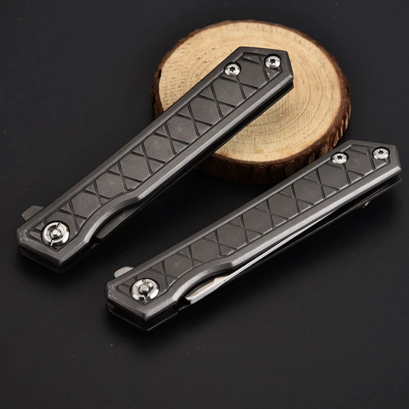 

Camping Tactical Folding Knife Pocket Portable Stainless Steel Blade Handle Outdoor Defense Sabre Rescue Hunting EDC Tool Knives