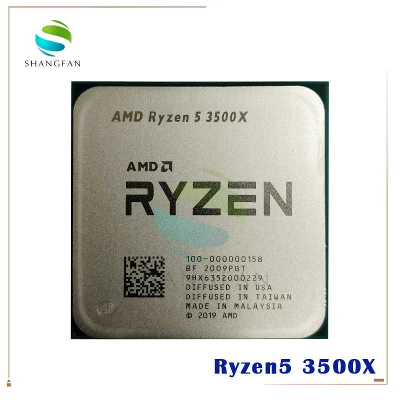 Процессор AMD Ryzen 5 3500X R5 3 6 ГГц шестиядерный шестипоточный процессор 7 нм 65 Вт L3 = 32M 100