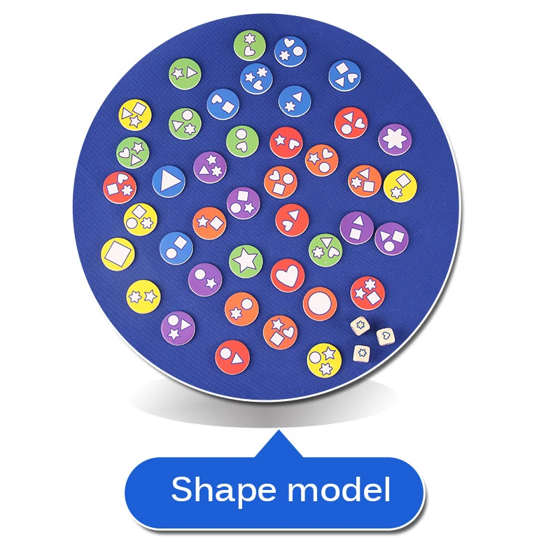 

Table Game Chess Candy Shapes Quickly Matching Game Interactive Toy Preschool Game Chess For 3-Year Kids Kindergarten Children