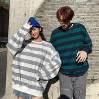 autumn winter oversized striped patchwork mens t shirt harajuku casual japan style hip hop all match top funny cool clothes