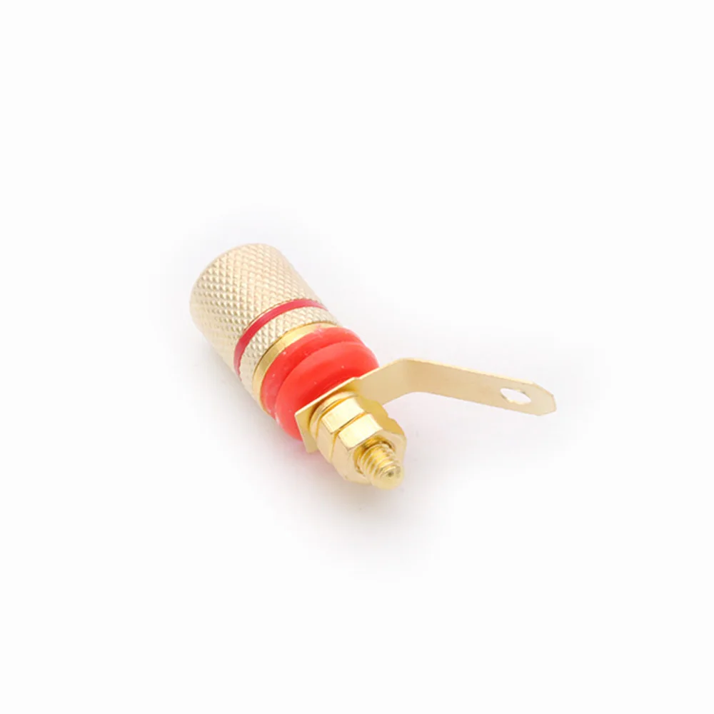 10pairs Banana jack socket Black+Red Gold-Plated plugs insulation sound Terminals Anti-impact speaker terminals | Обустройство дома