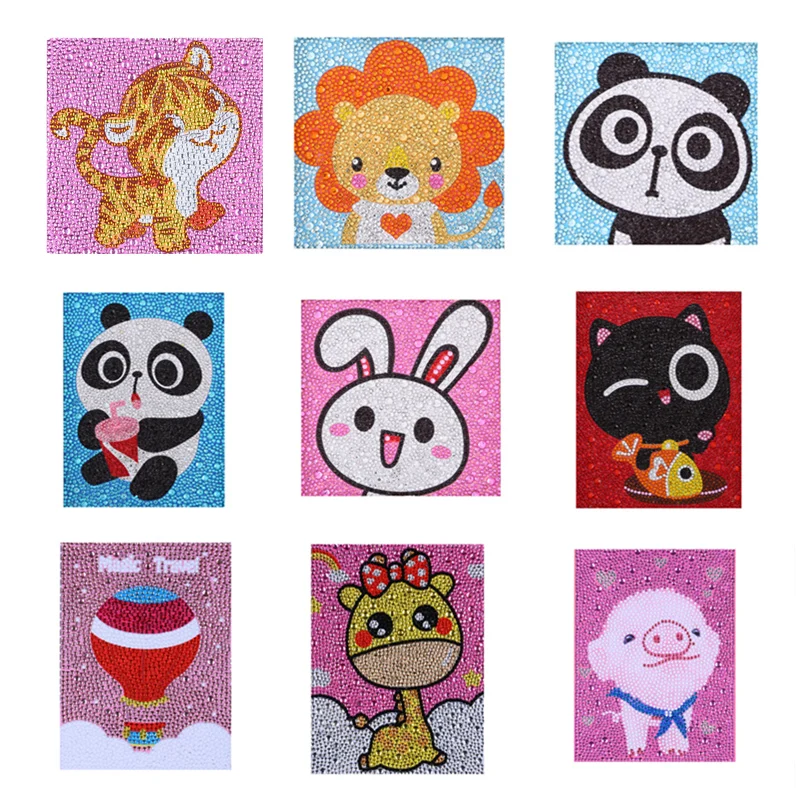 

Алмазная живопись специальной формы, милая панда, кролик, стразы, вышивка крестиком 5D, вышивка крестиком с животными