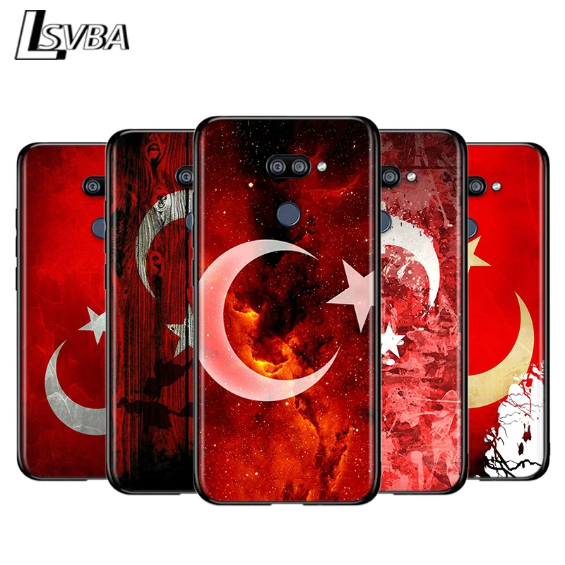 

Turkey Flag Art For LG K92 K71 K61 Q60 K52 K51S K50S K41S K40S K30 K20 V60 V50S V40 V35 V30S G8X S Soft Phone Case