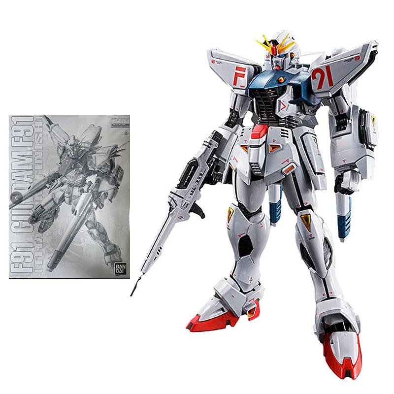 

Набор моделей Bandai Gundam аниме фигурки PB Limited MG 1/100 F91 Ver2.0 Подлинная модель Gunpla экшн-Фигурки игрушки для детей