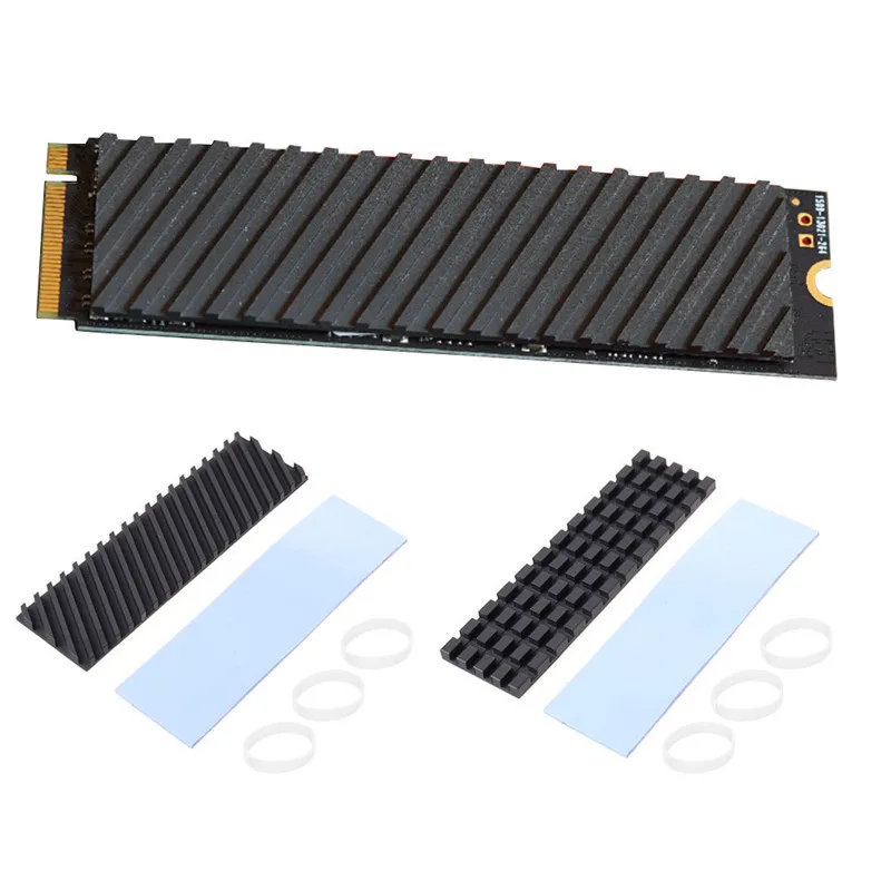 Chute/Grid 1.5/2/3/4mm Pure Copper Graphene Heatsink M.2 NGFF 2280 PCI-E NVME SSD Thermal Pad Cooler for computer laptop C26 | Компьютеры