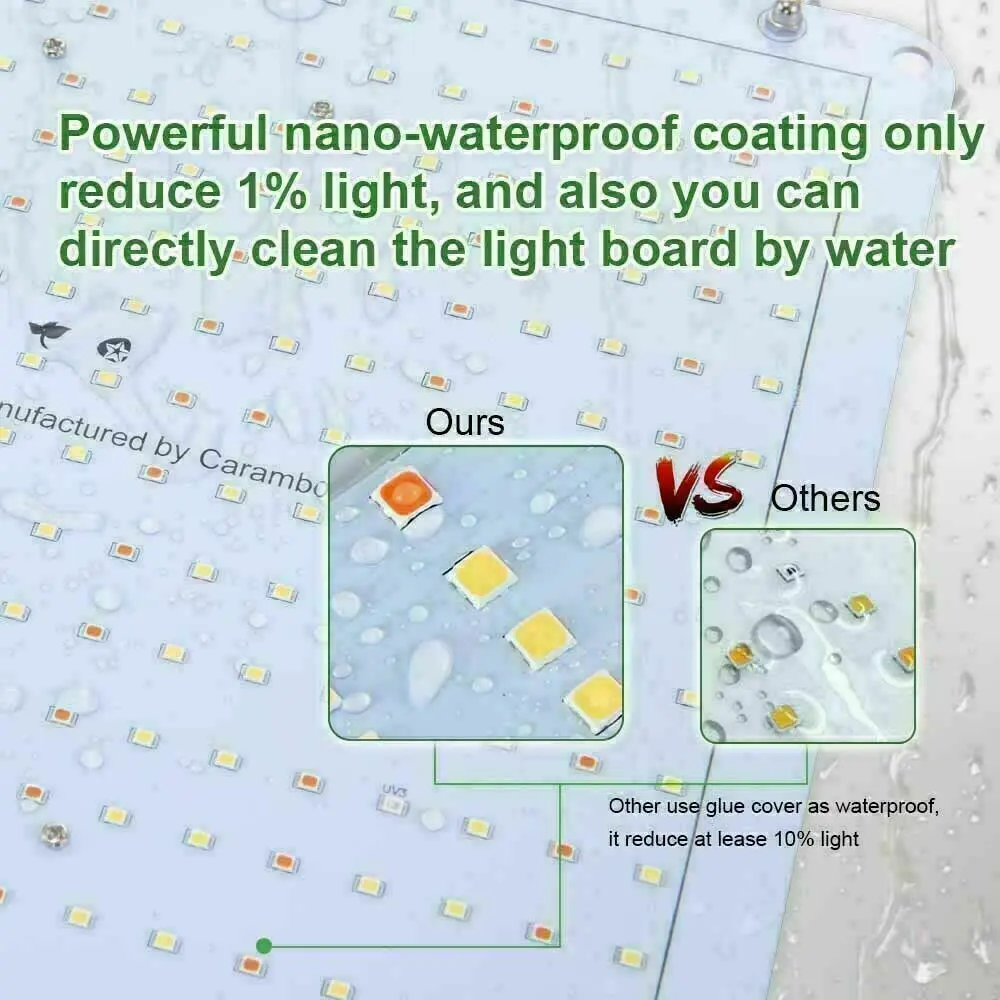 

2000W 576 pcs LED Grow Light Full Spectrum 2x4 Plant Bloom Flower Dual Switch TWEL889
