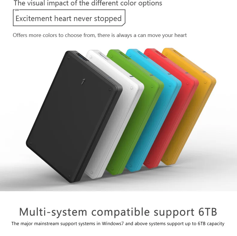 Blueendless 2,5 'внешний корпус HDD чехол пластиковый Sata USB HD Caddy USB жесткий диск коробка для ноутбука внешний жесткий диск корпус
