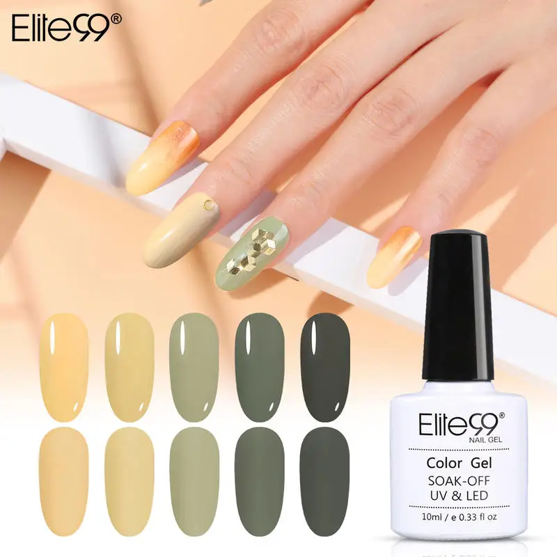 

Elite99, 10 мл, оформление заката, разноцветный Гель-лак для путешествий