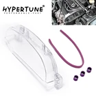 Hypertune - Clear Cam шкив зубчатый ремень Крышка для 92-96 Mitsubishi Lancer EVO 1-3DSM 4g63 4g63T Поликарбонат CTB01-MB