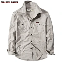 shirts for men oversized mens clothing long sleeve casual cotton shirt spring oxford male military cardigan 2022 fashion blouse