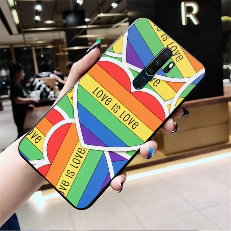 Gay Lesbian LGBT Rainbow Pride Custom Photo Soft Phone Case For Oppo A5 A9 2020 Reno2 z Renoace 3pro Realme5Pro | Мобильные телефоны