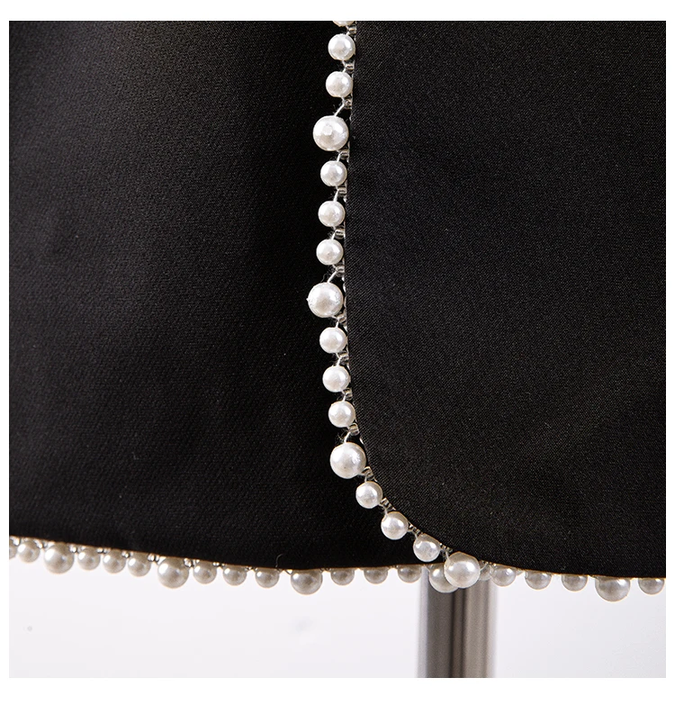

[SUOOUYA] Women Patchwork Pearl Black Vintage Woman Dress Long Sleeve Casual Sexy Black Spring/autumn Fashion Dresses Women 2021