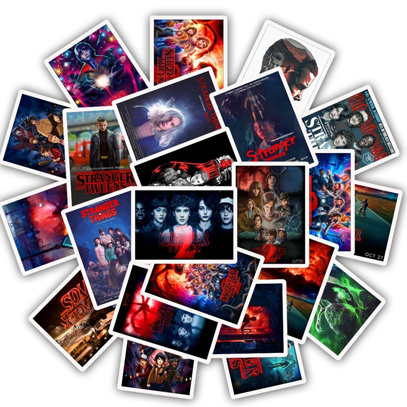 Stranger Things Сезон 3 ТВ Стикеры из фильмов чемодан для скейтборда сноуборда багажа