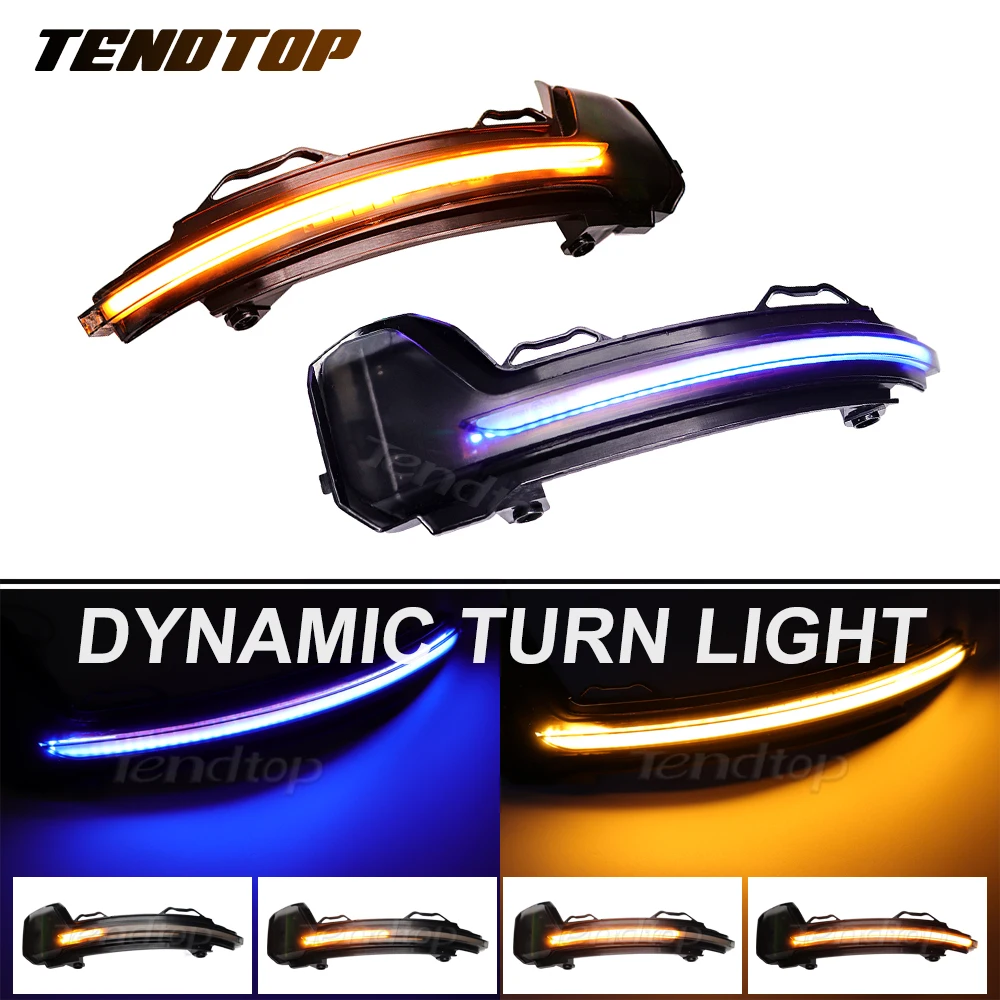 

For VW Volkswagen Tiguan MK2 Touareg MK3 2017 2018 -2020 Dynamic Blinker Turn Signal Light Sequential Side Marker Lamp Indicator