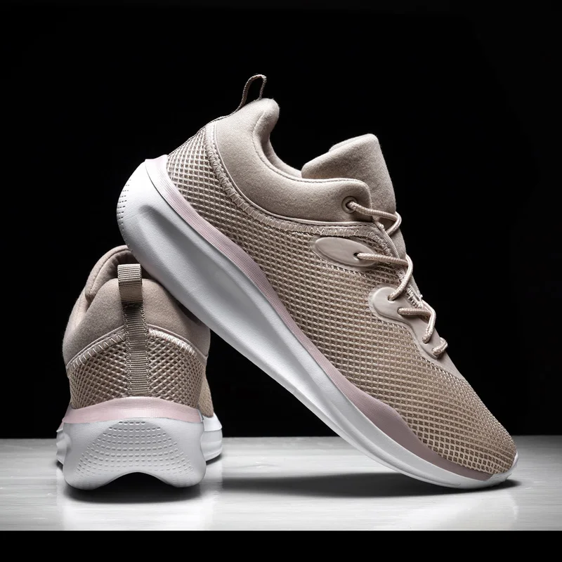 Мужские уличные кроссовки SUROM серые повседневные теплые с плюшевой подкладкой