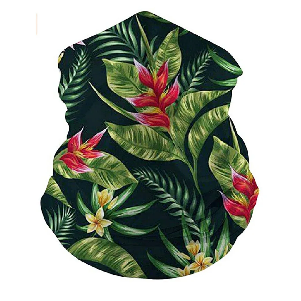 

Silk Scarf Unisex Planet Spider web Leaves Printing Outdoor Headband Scarf Neck Windproof Face Mask Sun Protection Bandana