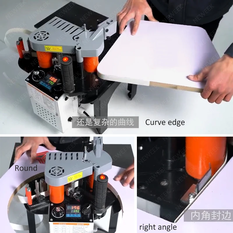 

NEWEEK artificial board furniture accessories melamine edge banding machine woodworking