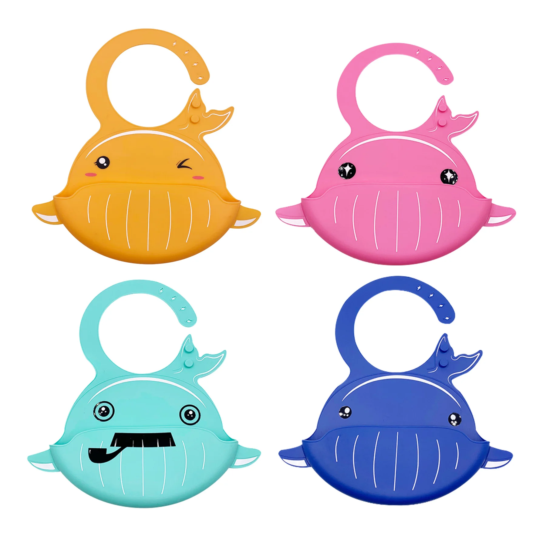 

Baby Bibs Waterproof Silicone Feeding Baby Saliva Towel Newborn Cartoon Aprons Baby Bibs Adjustable Different Styles of Bibs