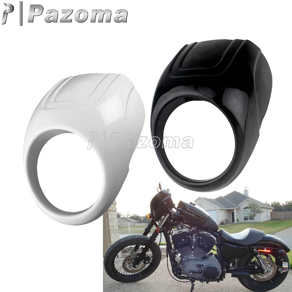 

Motorcycle 5.75" Front Headlamp Cowl Headlight Fairing For Harley Sportster Dyna XL1200 XL883 FXD w/ 39mm Fork