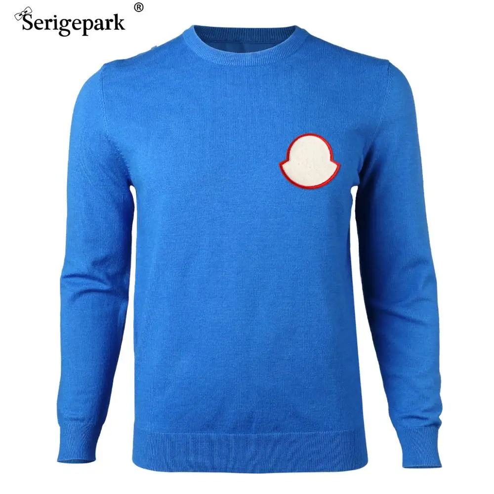 

Mens New Pullover solide Man high quality cotton material sweater Autumn-Winter Classical pattern Knitted serige park Hot sell