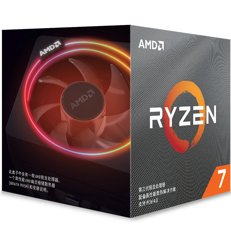 Процессор AMD Ryzen 7 3800X R7 3800X3,9 GHz Восьмиядерный шестнадцп процессор 7NM L3 = 32M 100-000000025 Socket AM4 и с вентилятором