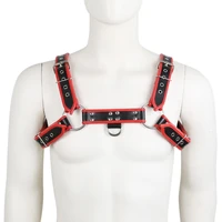 2020 new adjustable pu leather belt chest straps harness body clubwear fetish slave bondage restraints bdsm sex toys for men gay