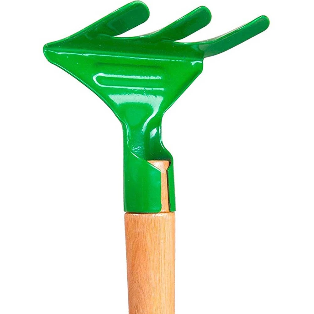 

Garden 3pcs/set Children Garden Tools Gardening Set Spade Leaf Rake Mini Floral Shovel Wooden Gardening Tools Set for Kids